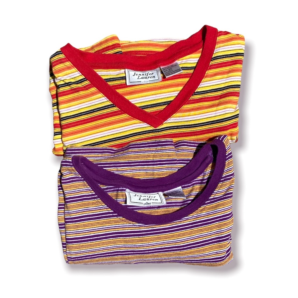 Lot of 2 Jennifer Lauren Shirts